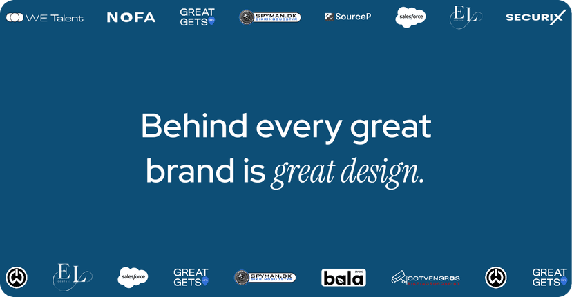 Behind every great brand is great design